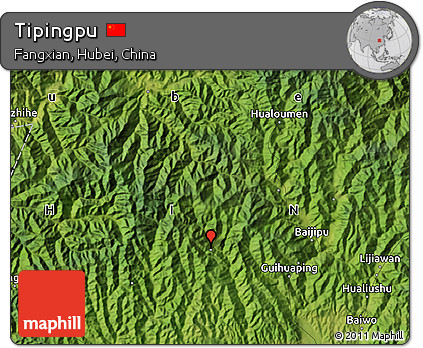 Satellite Map of Tipingpu