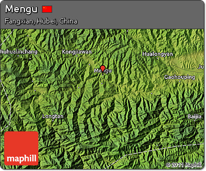 Satellite Map of Mengu