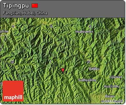 Satellite Map of Tipingpu