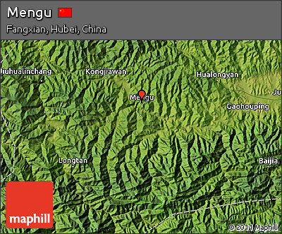 Satellite Map of Mengu