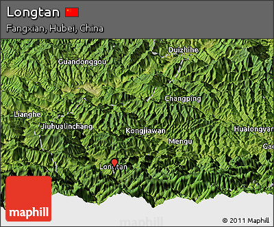 Satellite Panoramic Map of Longtan