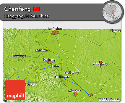 Physical 3D Map of Chenfeng