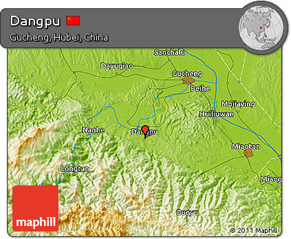 Physical 3D Map of Dangpu