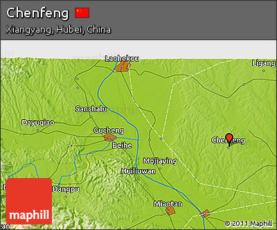 Physical 3D Map of Chenfeng