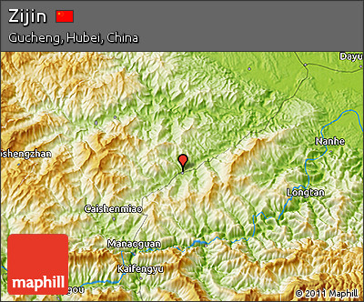 Physical 3D Map of Zijin
