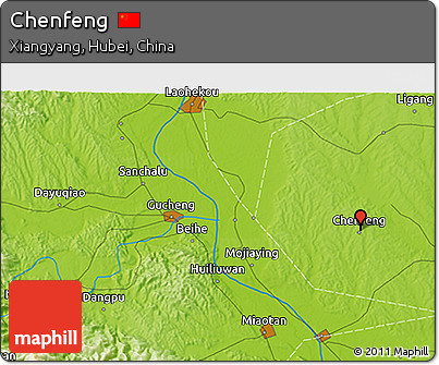 Physical 3D Map of Chenfeng