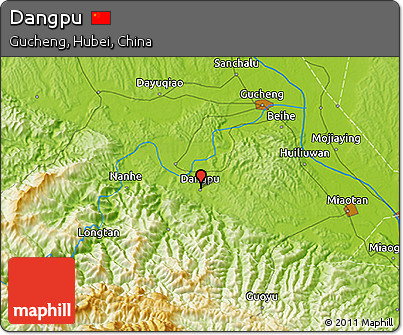 Physical 3D Map of Dangpu