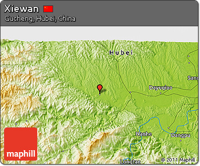 Physical 3D Map of Xiewan