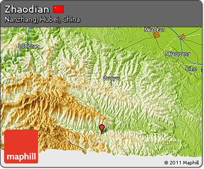 Physical 3D Map of Zhaodian