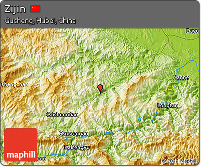 Physical 3D Map of Zijin
