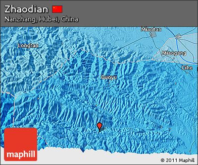 Political 3D Map of Zhaodian