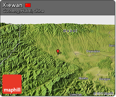 Satellite 3D Map of Xiewan