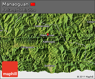 Satellite 3D Map of Manaoguan
