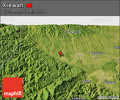 Satellite 3D Map of Xiewan