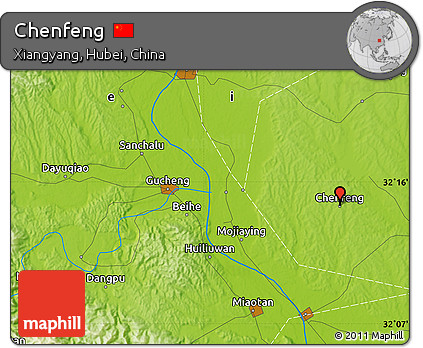 Physical Map of Chenfeng