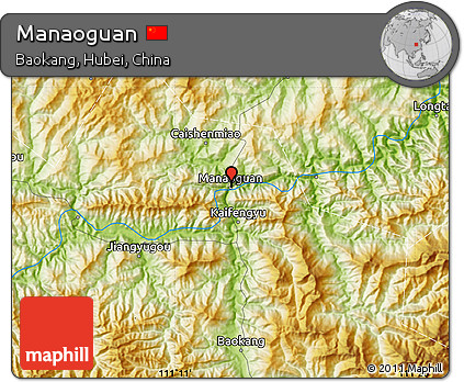 Physical Map of Manaoguan