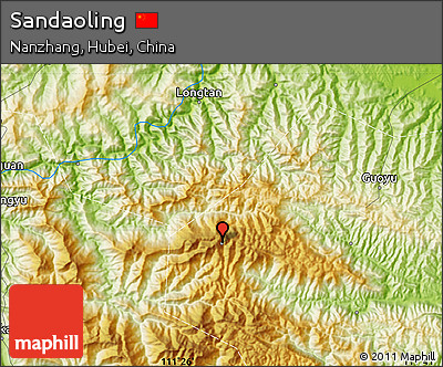 Physical Map of Sandaoling