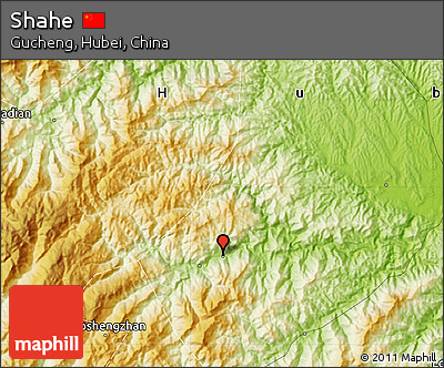 Physical Map of Shahe