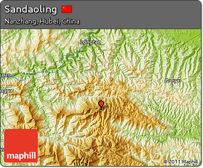 Physical Map of Sandaoling