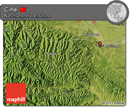 Satellite Map of Cihe