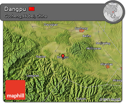 Satellite Map of Dangpu
