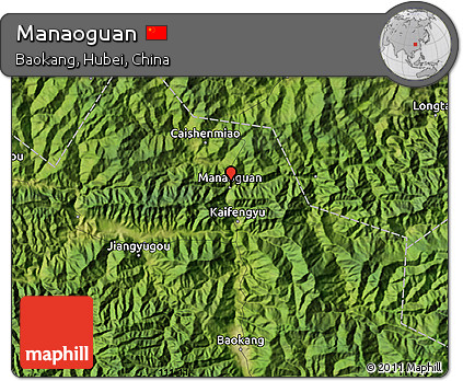 Satellite Map of Manaoguan