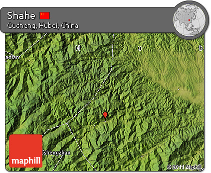 Satellite Map of Shahe