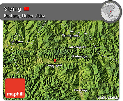 Satellite Map of Siping