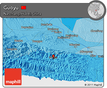 Political Panoramic Map of Guoyu
