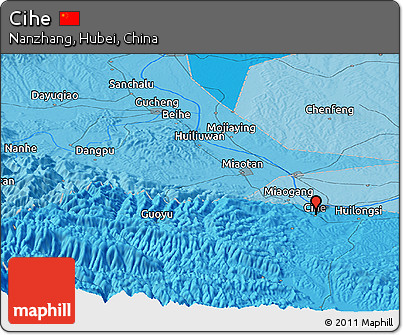 Political Panoramic Map of Cihe