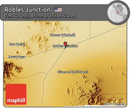 Physical 3D Map of Robles Junction