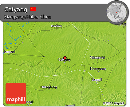Physical 3D Map of Caiyang