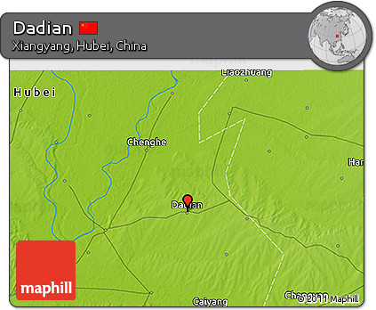 Physical 3D Map of Dadian