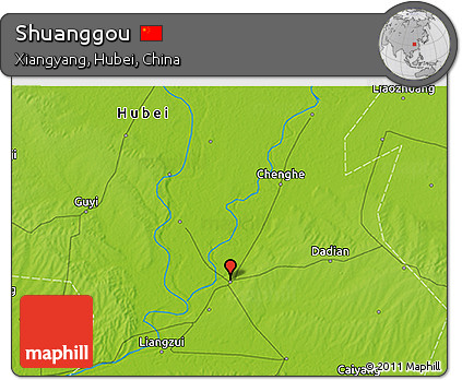 Physical 3D Map of Shuanggou