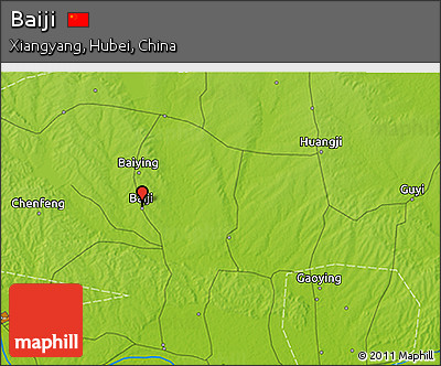 Physical 3D Map of Baiji