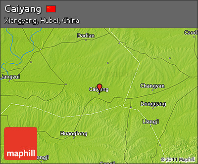 Physical 3D Map of Caiyang