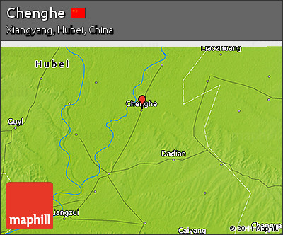Physical 3D Map of Chenghe