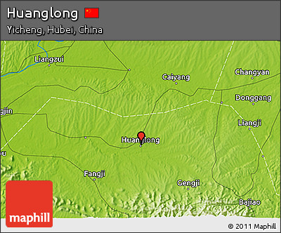 Physical 3D Map of Huanglong