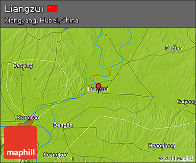 Physical 3D Map of Liangzui