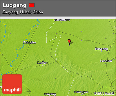 Physical 3D Map of Luogang