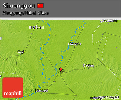 Physical 3D Map of Shuanggou