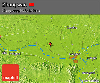 Physical 3D Map of Zhangwan