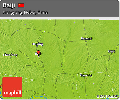 Physical 3D Map of Baiji