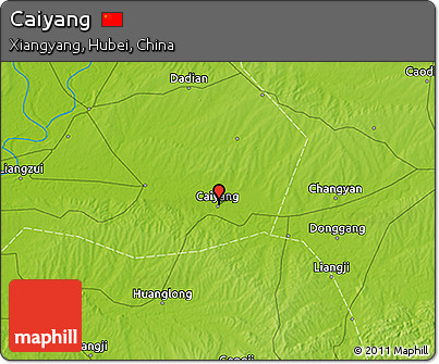 Physical 3D Map of Caiyang