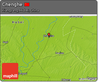Physical 3D Map of Chenghe