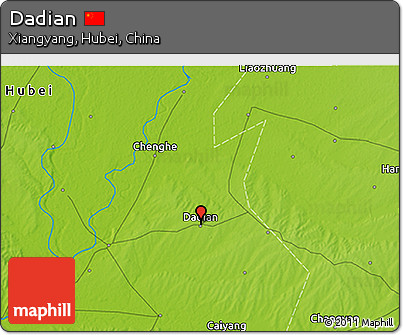 Physical 3D Map of Dadian