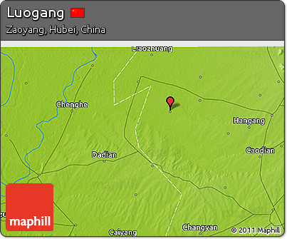 Physical 3D Map of Luogang