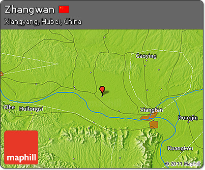 Physical 3D Map of Zhangwan