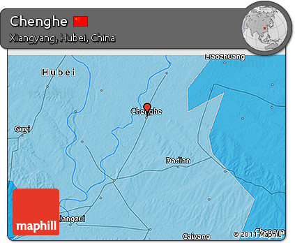 Political 3D Map of Chenghe