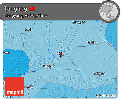 Political 3D Map of Taogang